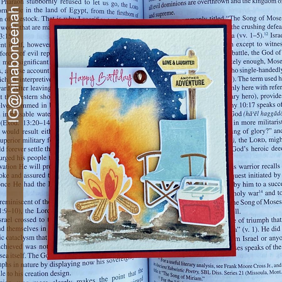 Papertrey Ink Life's Great Adventures Clear Stamp and Die Set birthday fun
