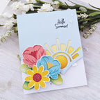 Papertrey Ink Bookmarked Extas Dies pti-0810 hello summer