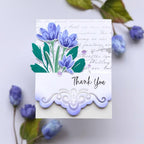 Papertrey Ink Elegant Script Hot Foil Plate ptif-0023