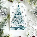 Papertrey Ink Sparkling Tree Hot Foil Plate with Coordinating Die ptif-0030