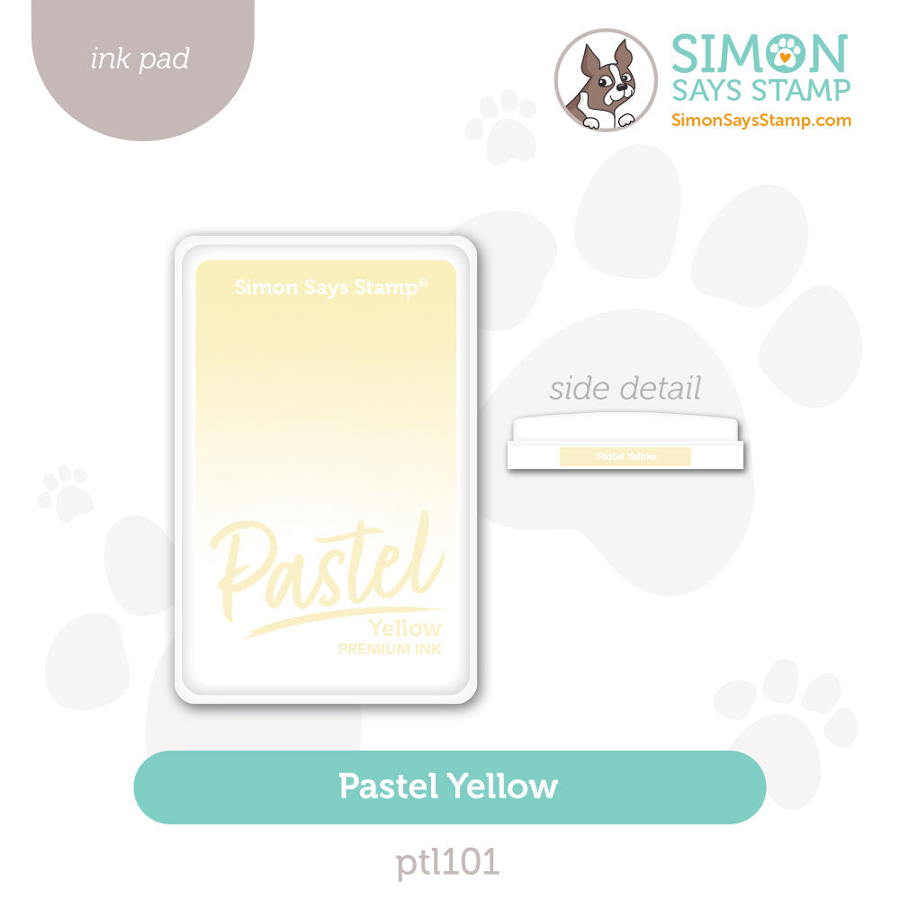 Simon Says Stamp Pastel Premium Ink Pad Pastel Yellow ptl101 Festive Fun