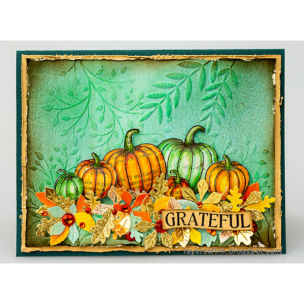 Simon Says Stamp Lively Leaf Corner Wafer Dies s1045 STAMPtember Grateful Card | color-code:ALT02