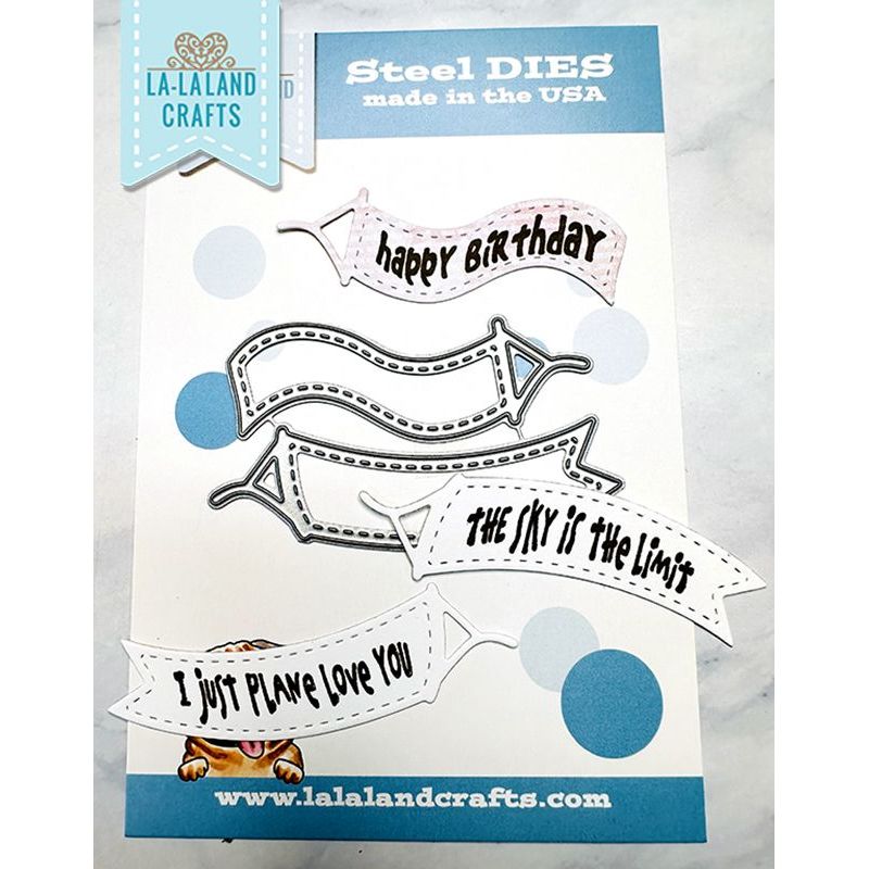 La-La Land Crafts Plane Banners Die 8832