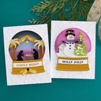 s6-222 Simon's Snow Globe Etched Dies fun snowglobe cards
