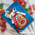 Whimsy Stamps Simple Sentiment Strips Holidays Clear Stamps cwsd465 cutting board
