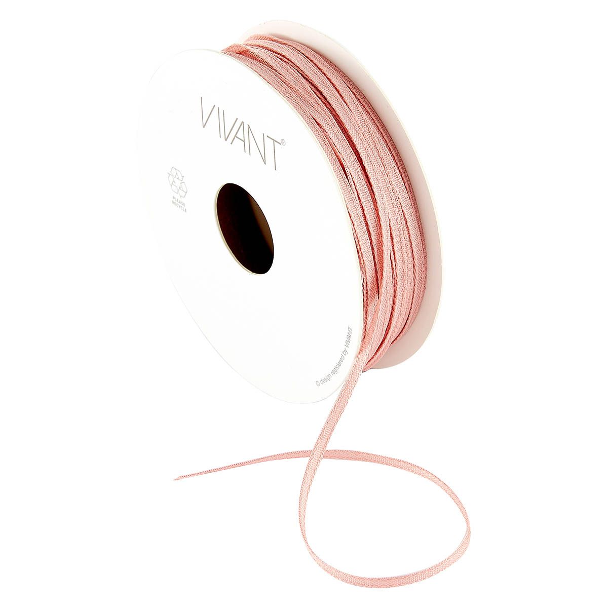 Vivant Texture Marble Rose Narrow Ribbon 21.87 yards 2015.2003.12