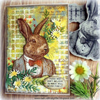 Tim Holtz Cling Rubber Stamps Mr. Rabbit cms478 rabbit | color-code:ALT02