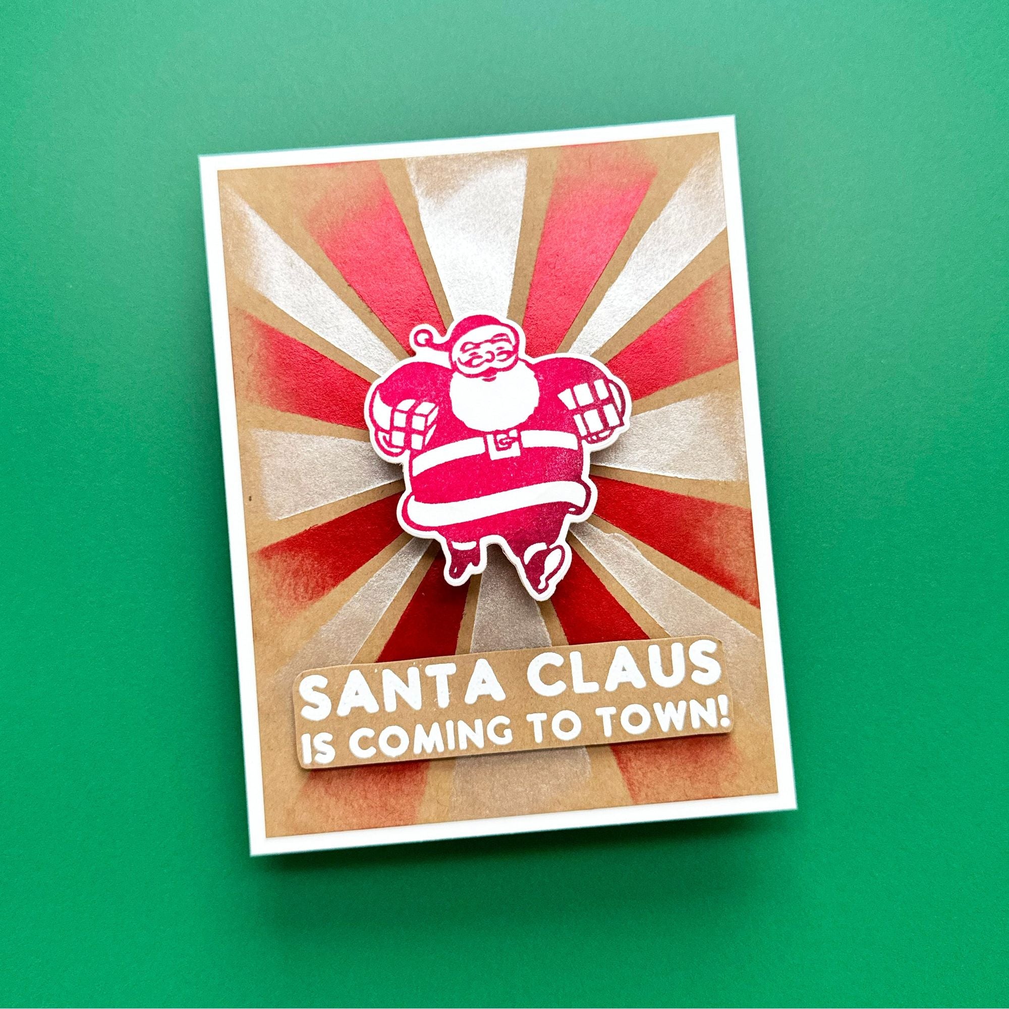 Ranger Simon Hurley Cookie Dough Lunar Paste hua84716 Santa Claus is coming to town card example