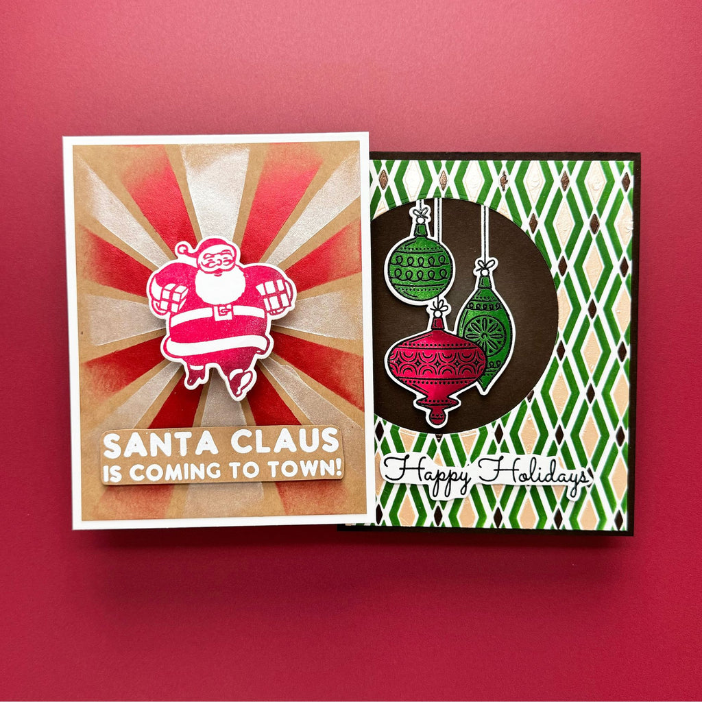 Ranger Simon Hurley Cookie Dough Lunar Paste hua84716 Happy Holidays card samples
