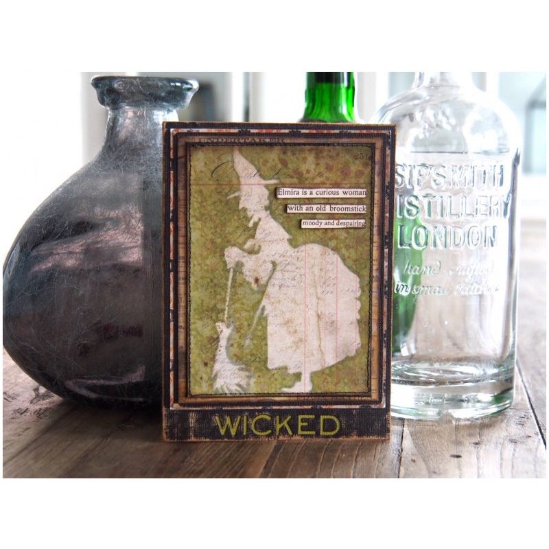 Tim Holtz Sizzix WITCHCRAFT Thinlits Die 662386 witch