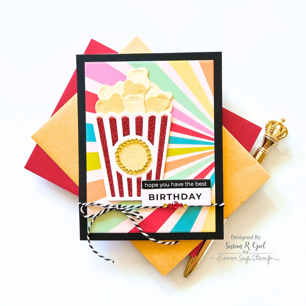 Simon Says Stamp EZ Strips Reverse Birthday 1016ez Birthday Card