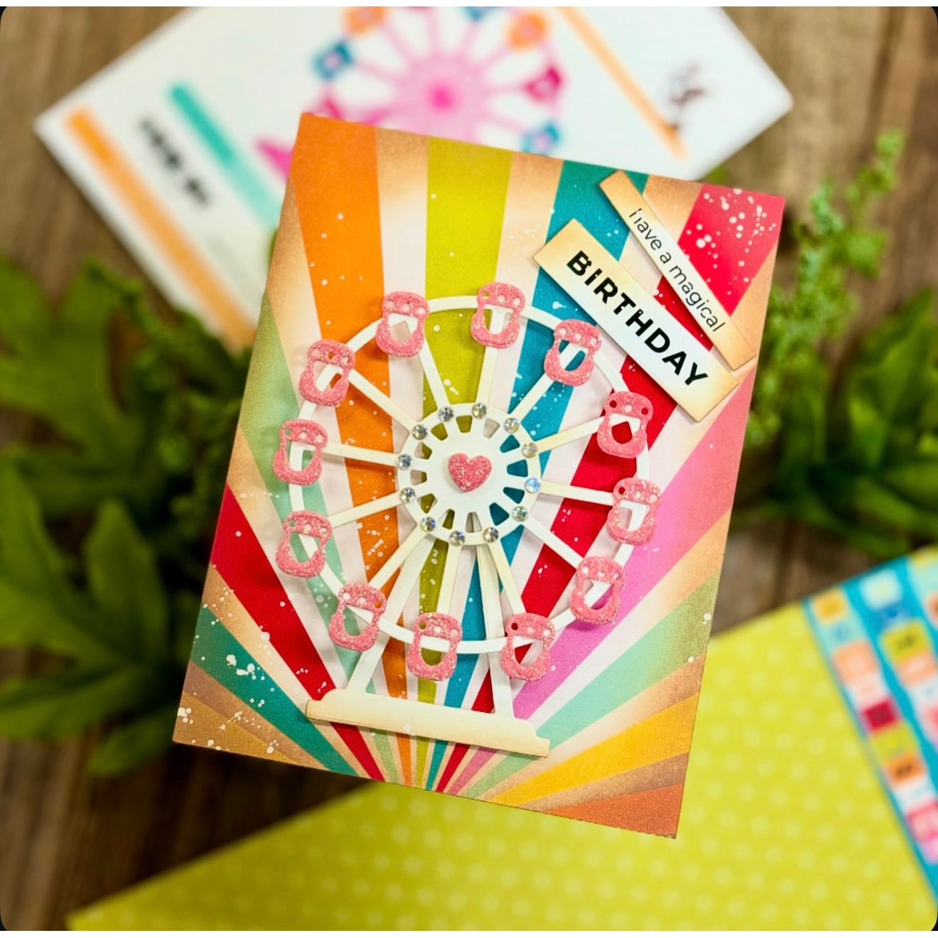Simon Says Stamp Ferris Wheel Wafer Dies 1451sd Birthday Card | color-code:ALT06