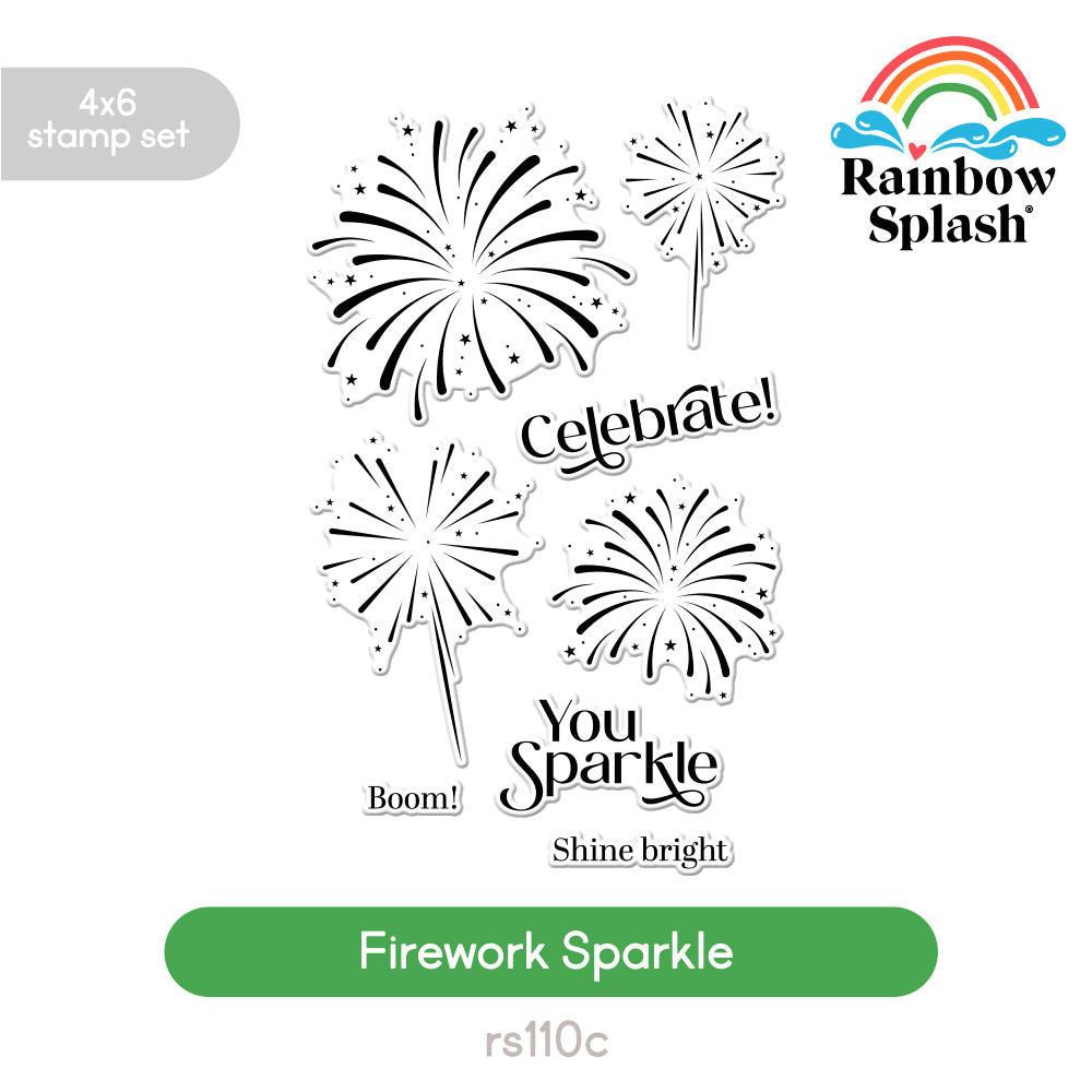 Rainbow Splash STAMPtember Exclusive Stamps rs110c
