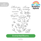 Rainbow Splash Clear Stamps Enchanted Blooms rs112c