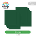 Rainbow Splash Cardstock Emerald rsc10