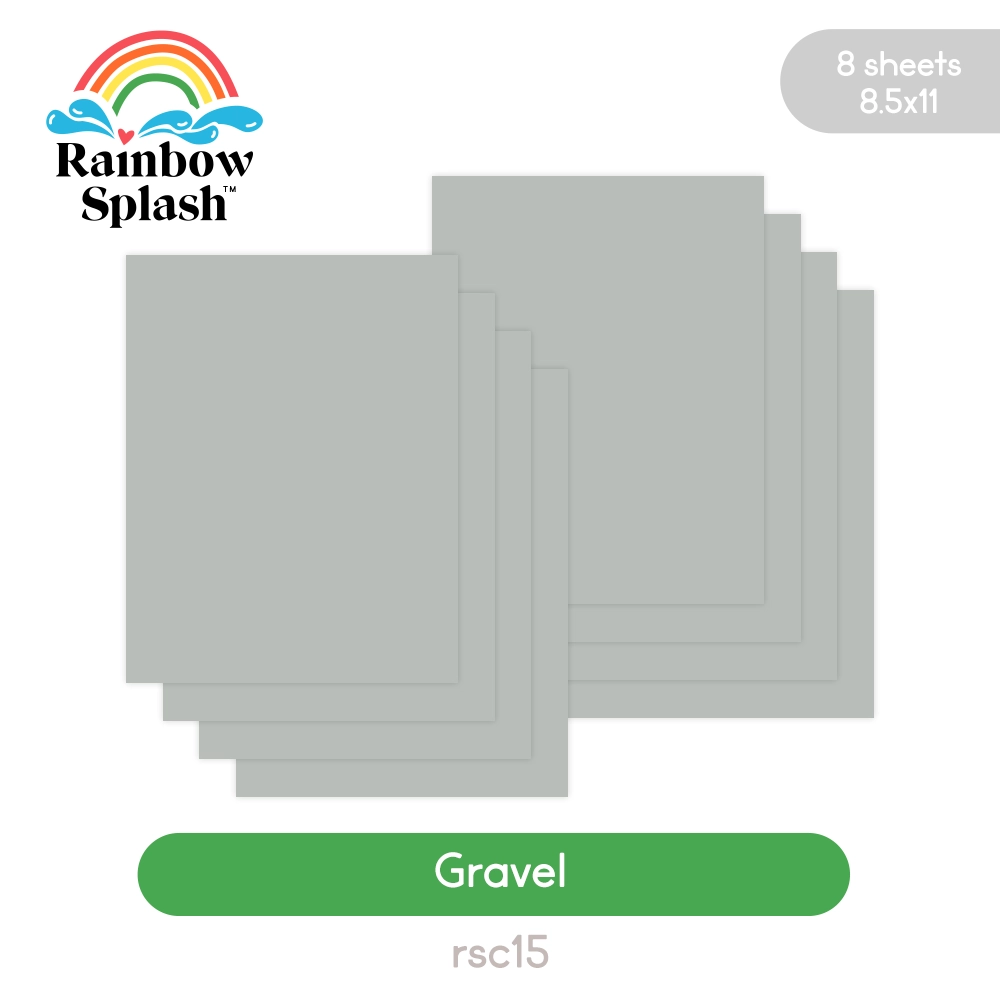 Rainbow Splash Cardstock Gravel rsc15