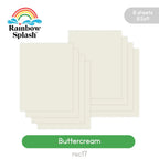 Rainbow Splash Cardstock Buttercream rsc17
