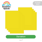 Rainbow Splash Cardstock Dandelion rsc7