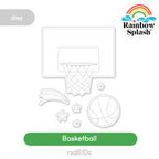 Rainbow Splash Wafer Dies Basketball rsd610c
