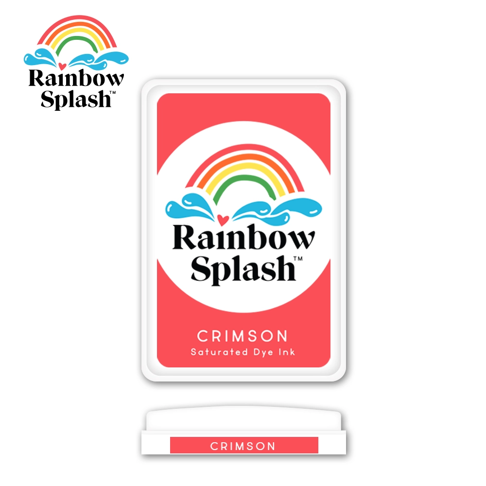 Rainbow Splash Ink Pad Crimson rsi4