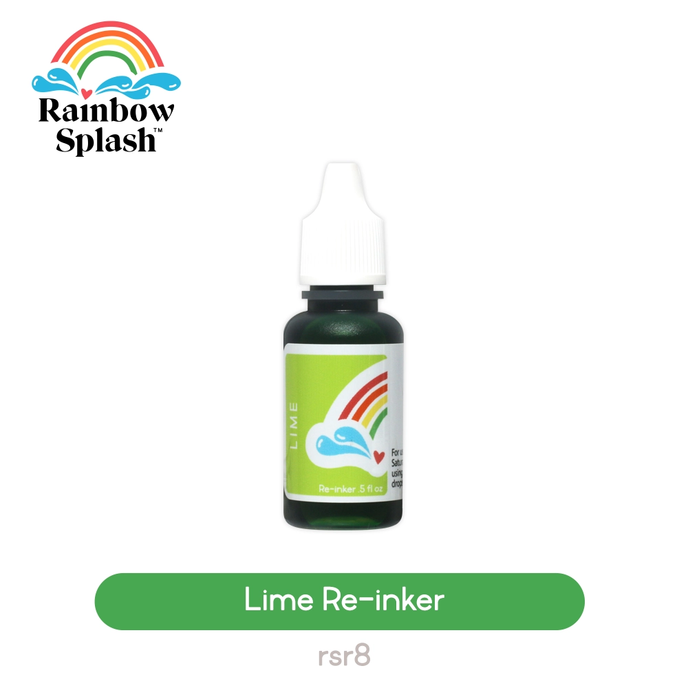 Rainbow Splash Re-inker Lime rsr8