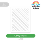 Rainbow Splash Stencil Candy Stripes rss100 Splendor