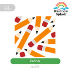 Rainbow Splash Stencil Pencils rss105