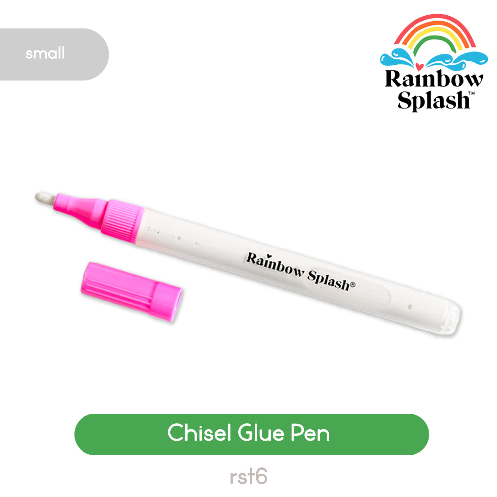Rainbow Splash Chisel Glue Pen Small rst6 Sending Cheer