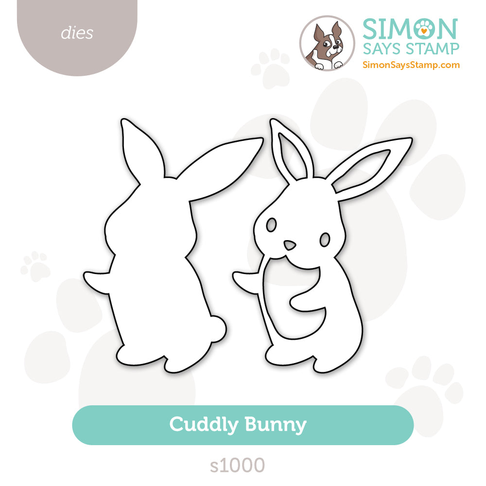 Simon Says Stamp Cuddly Bunny Wafer Dies s1000 Rain or Shine