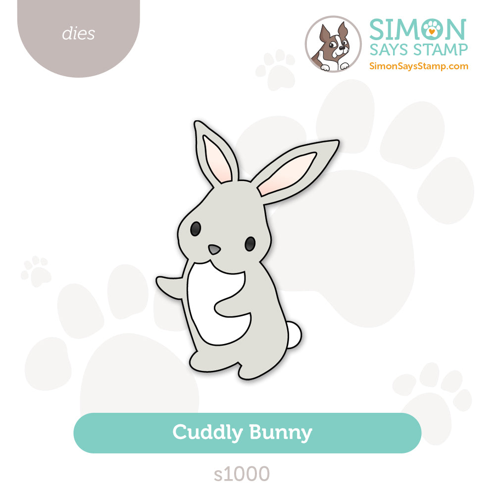 Simon Says Stamp Cuddly Bunny Wafer Dies s1000 Rain or Shine