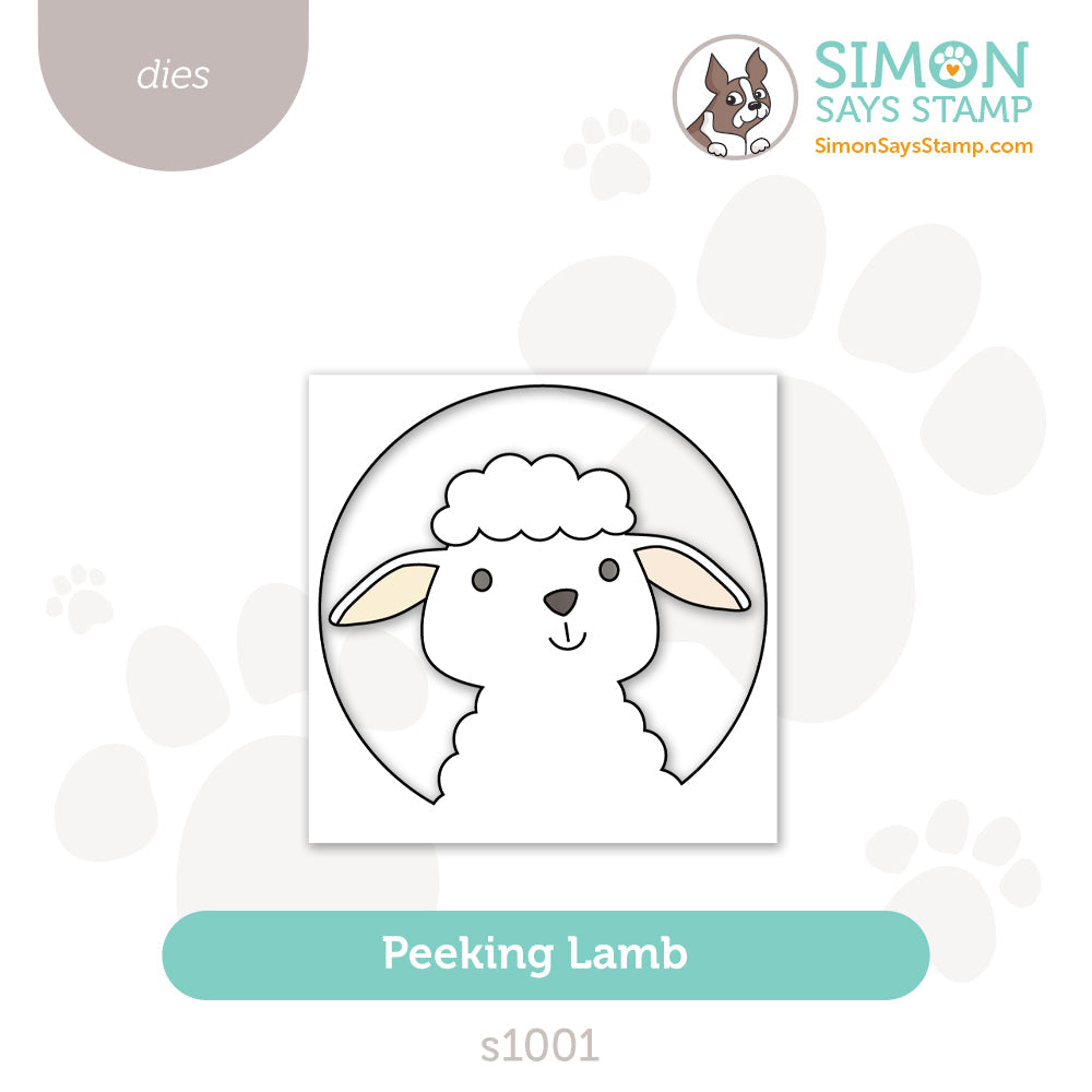 Simon Says Stamp Peeking Lamb Wafer Dies s1001 Favorite Things