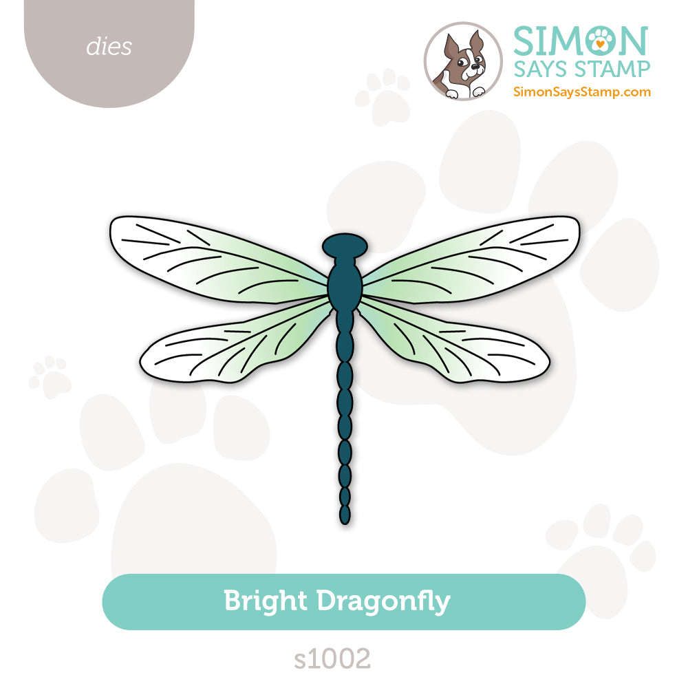 Simon Says Stamp Bright Dragonfly Wafer Dies s1002 Friend Like You
