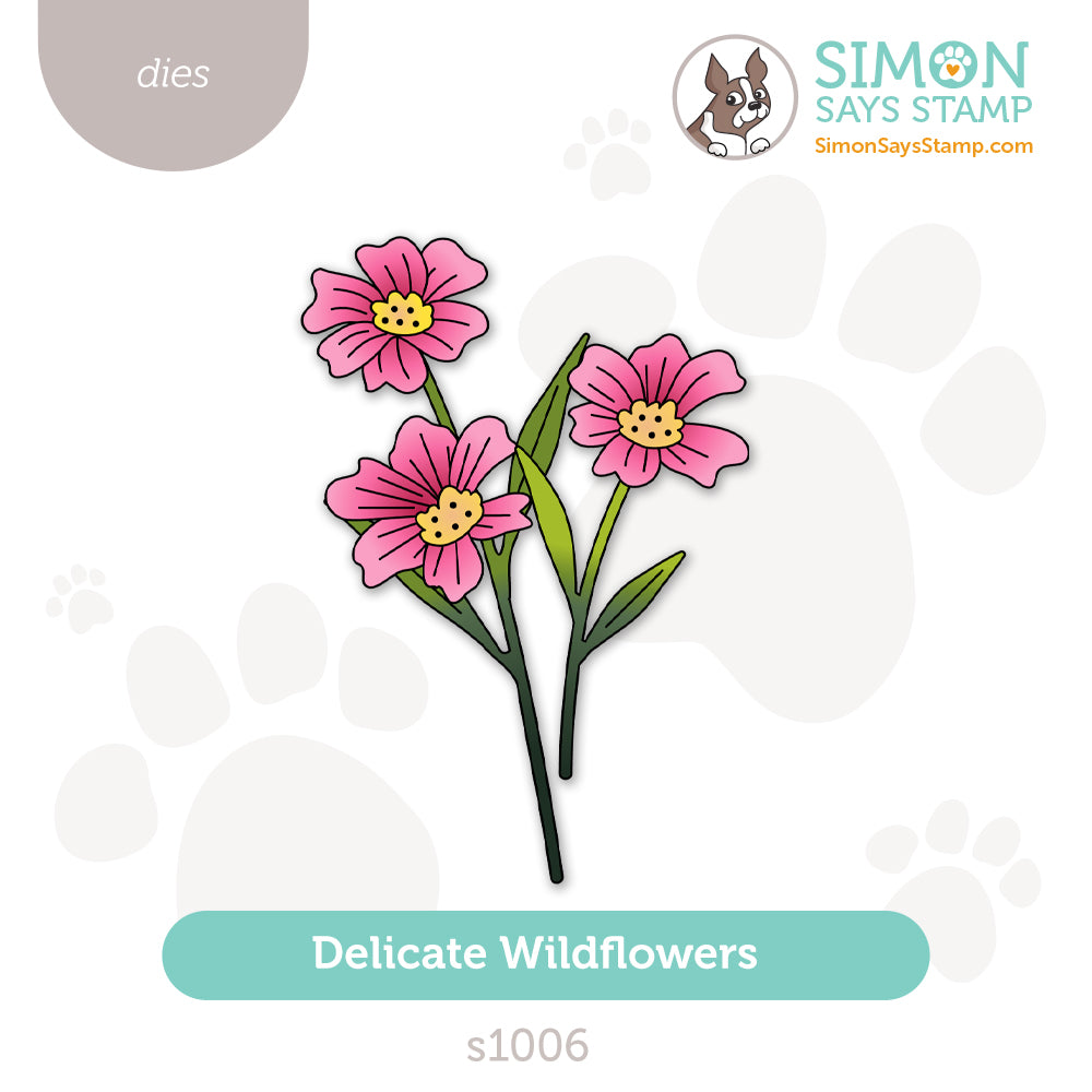 Simon Says Stamp Delicate Wildflowers Die Set Simon Says Stamp Delicate Wildflowers Die Set