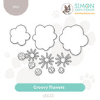 Simon Says Stamp Groovy Flowers Wafer Dies s1021 Happy Camper