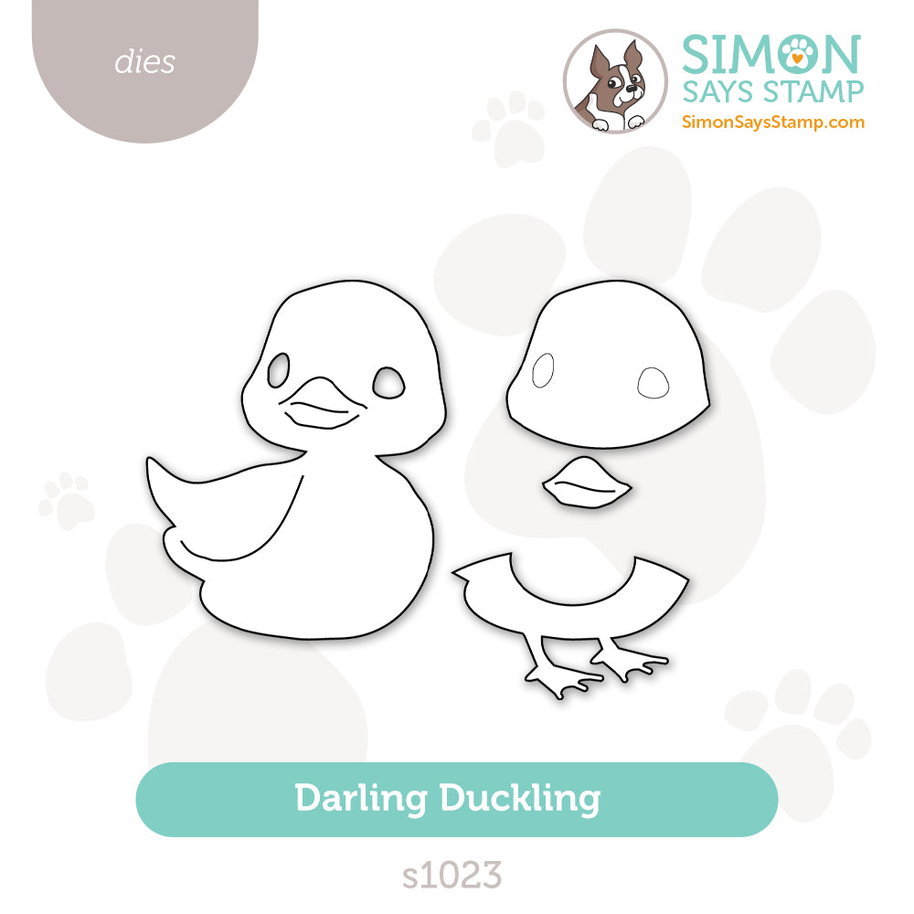 Simon Says Stamp Darling Duckling Wafer Dies s1023 Rain or Shine