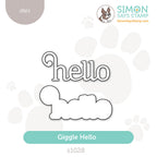 Simon Says Stamp Giggle Hello Wafer Dies s1028 Moments in Time