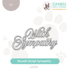 Simon Says Stamp Nuvelli Script With Sympathy Wafer Dies s1034 STAMPtember