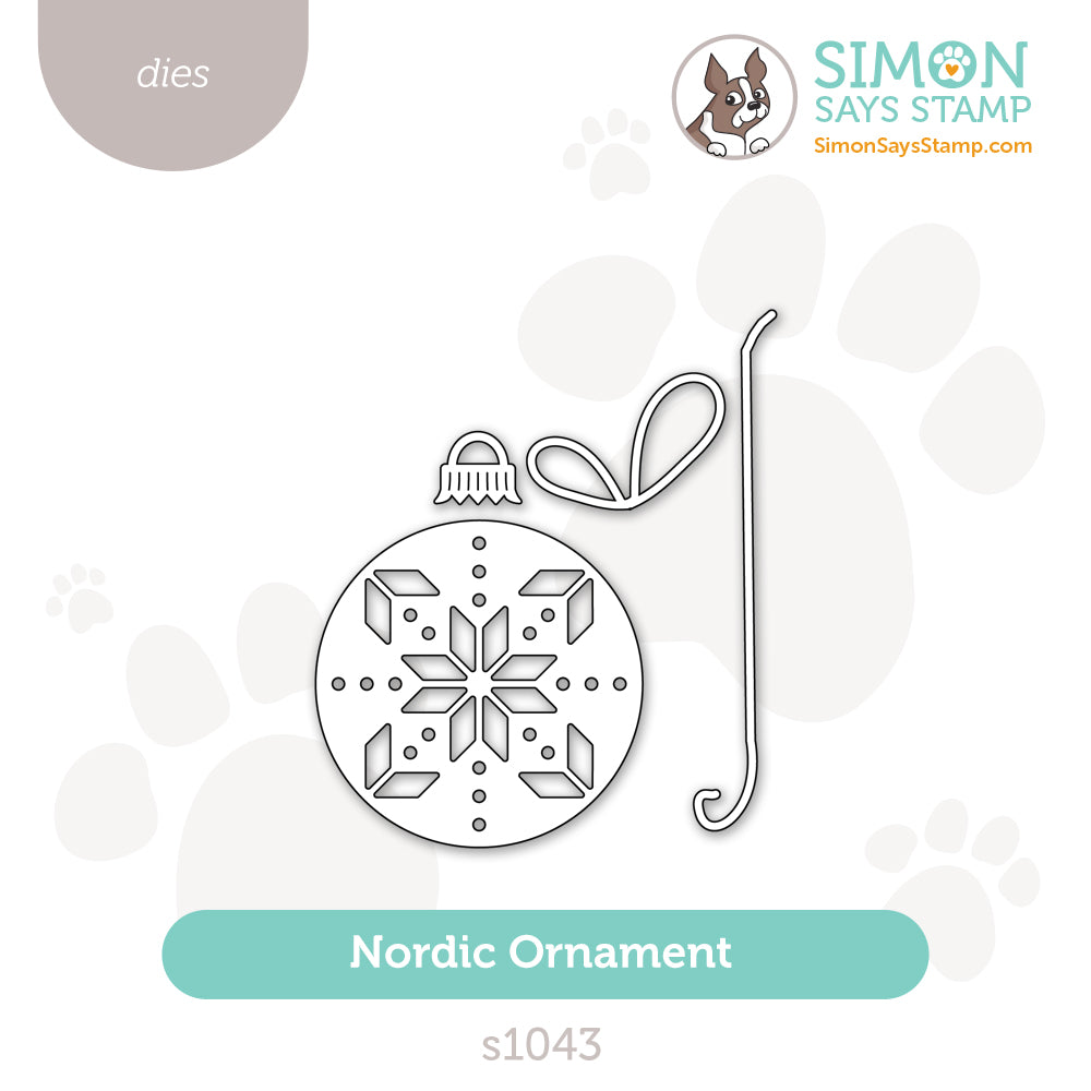 Simon Says Stamp Nordic Ornament Wafer Die s1043 Sugar And Spice