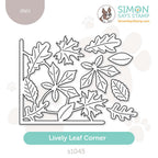 Simon Says Stamp Lively Leaf Corner Wafer Dies s1045 STAMPtember