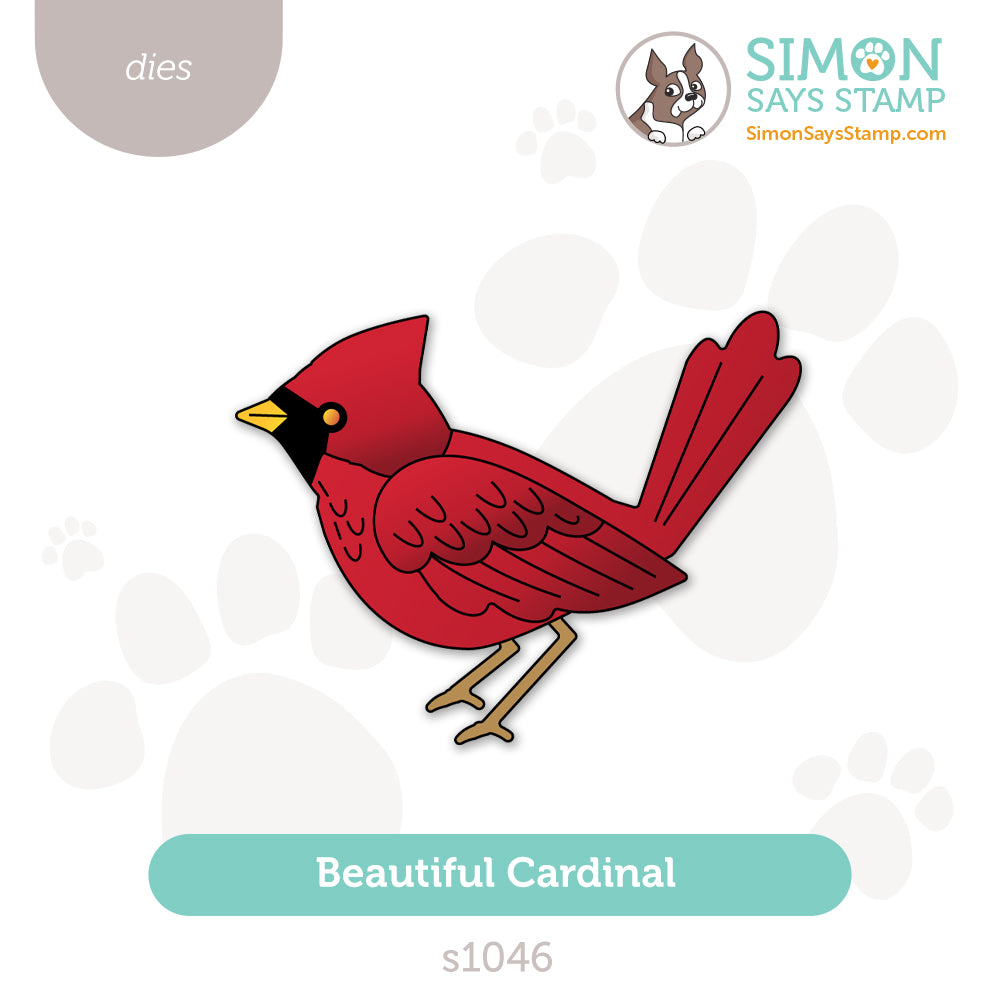 Simon Says Stamp Beautiful Cardinal Wafer Die s1046 Sugar And Spice