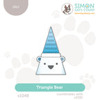 Simon Says Stamp Triangle Bear Wafer Dies s1048 And Everything Nice