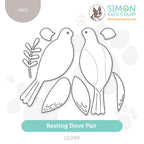 Simon Says Stamp Resting Dove Pair Wafer Dies s1049 DieCember