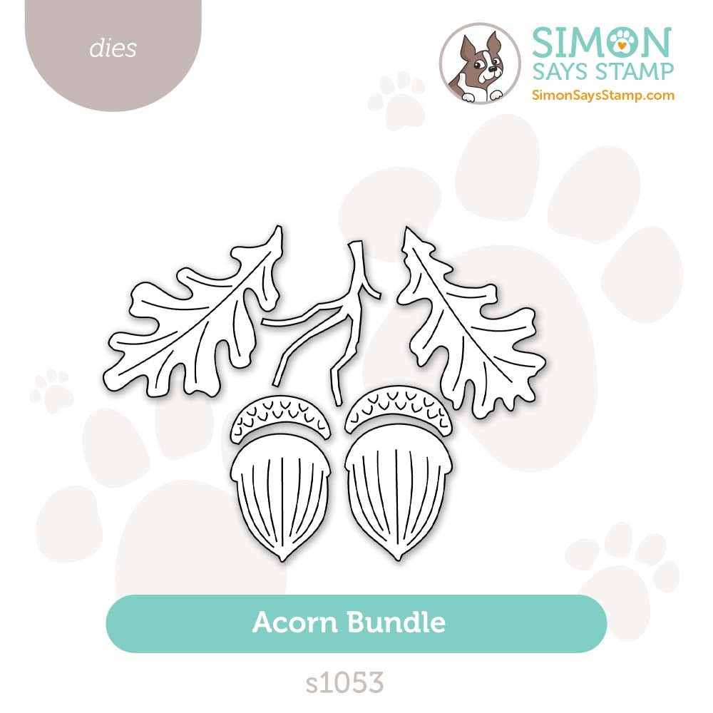 Simon Says Stamp Acorn Bundle Wafer Dies s1053 STAMPtember