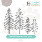 Simon Says Stamp Intricate Bottle Brush Trees Wafer Die s1054 Sugar And Spice