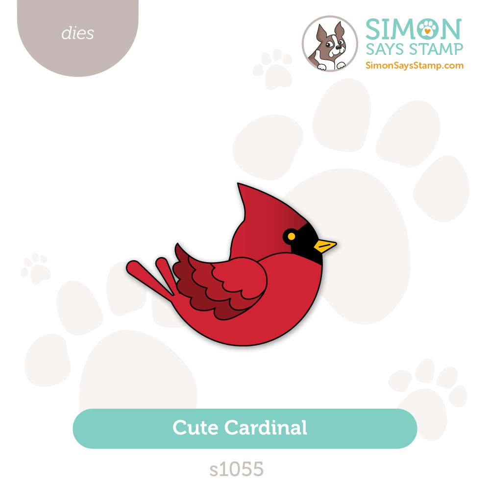 Simon Says Stamp Cute Cardinal Wafer Dies s1055 STAMPtember