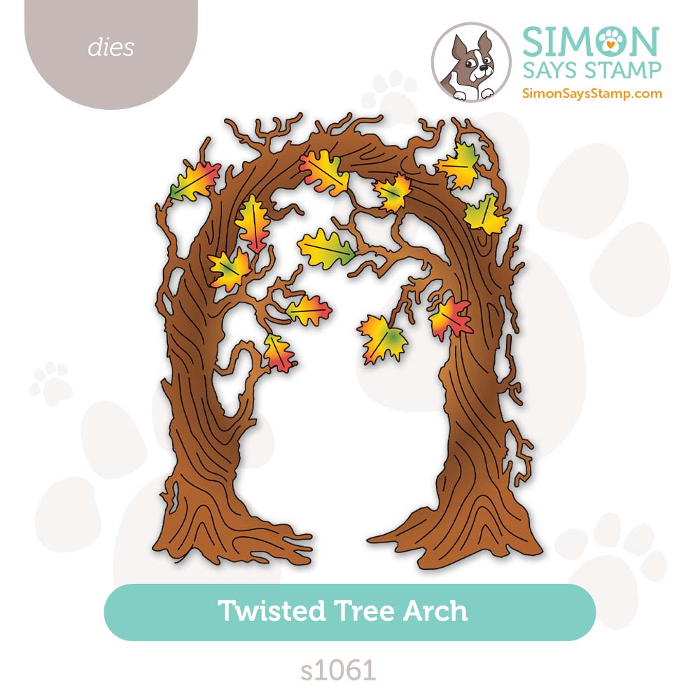 Simon Says Stamp Twisted Tree Arch Wafer Dies s1061 STAMPtember