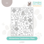 Simon Says Stamp Wintertime Celebration Plate Wafer Die s1064 Sugar And Spice
