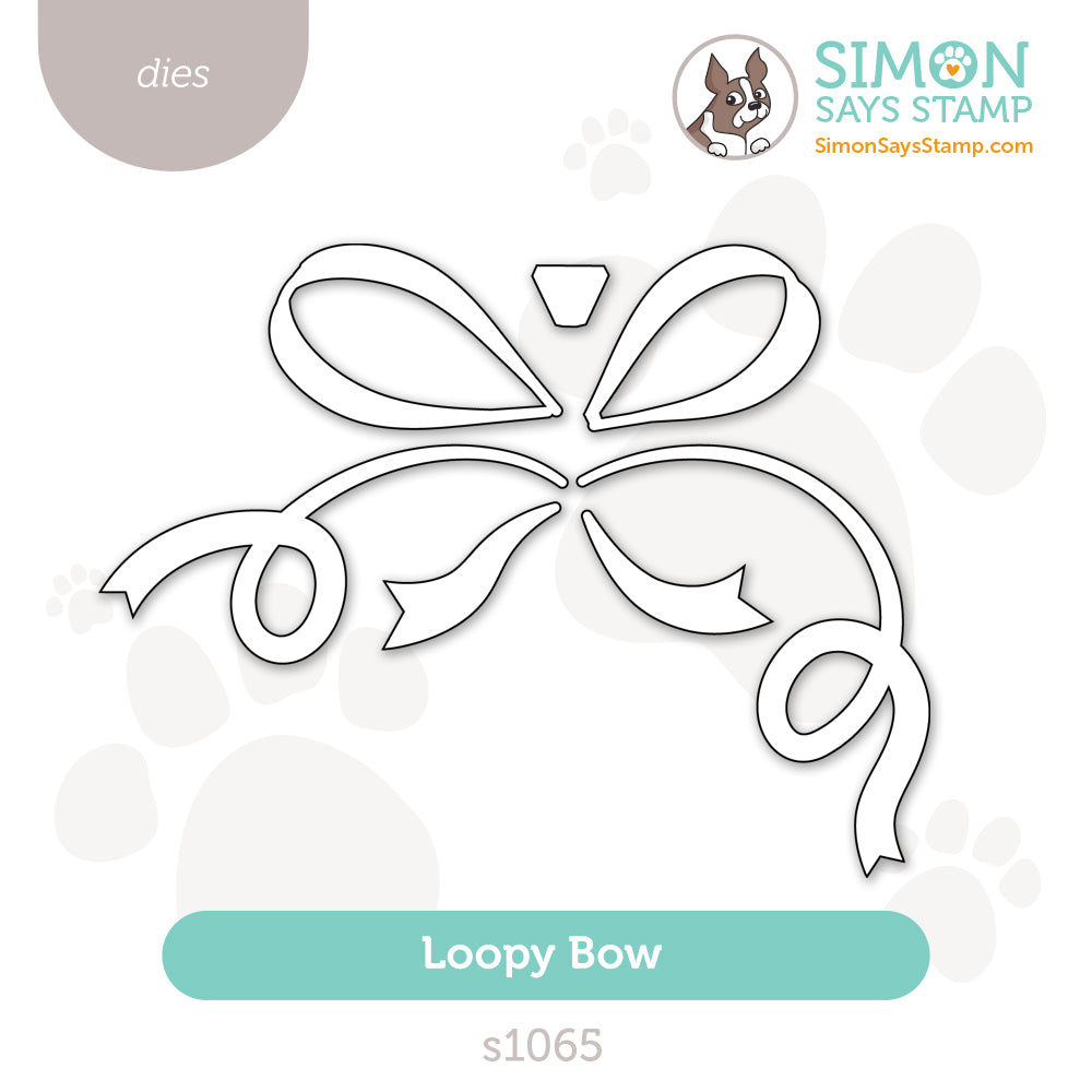 Simon Says Stamp Loopy Bow Wafer Die s1065 Sugar And Spice
