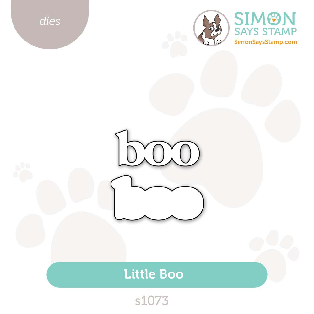 Simon Says Stamp Little Boo Wafer Dies s1073 STAMPtember