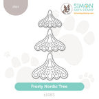 Simon Says Stamp Frosty Nordic Tree Wafer Die s1083 Sugar And Spice